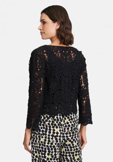 Пуловер с рукавом три четверти