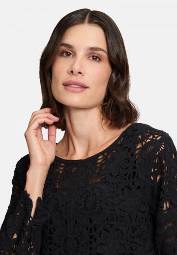 Пуловер с рукавом три четверти