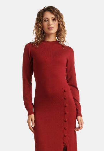 Вязаное платье