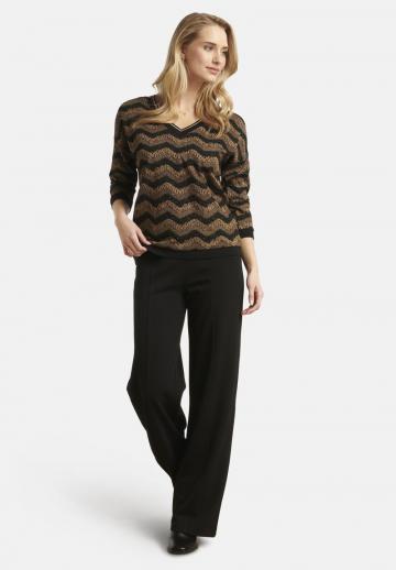 Пуловер с рукавом три четверти