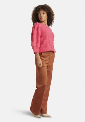 Пуловер с рукавом три четверти