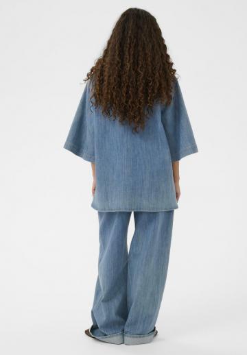 Джинсовая блузка