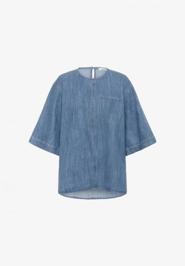 Джинсовая блузка