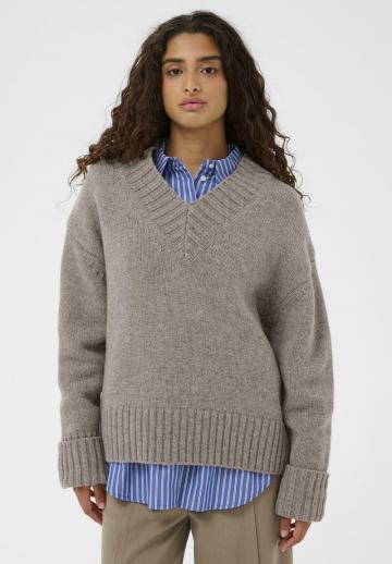 Длинный пуловер