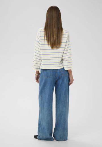 Пуловер с рукавом три четверти