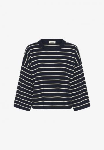 Пуловер с рукавом три четверти