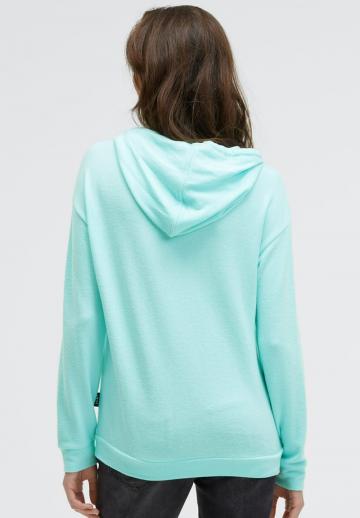 Пуловер с капюшоном