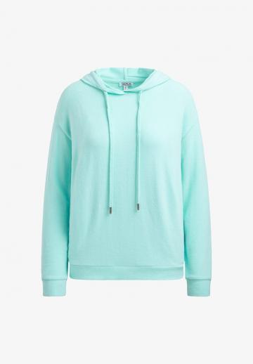 Пуловер с капюшоном