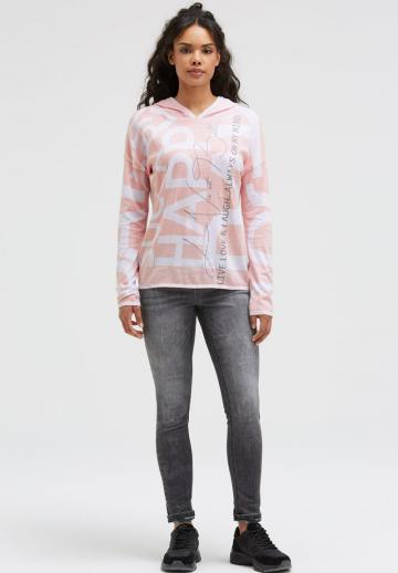 Пуловер с капюшоном