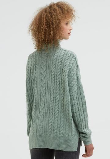 Длинный пуловер