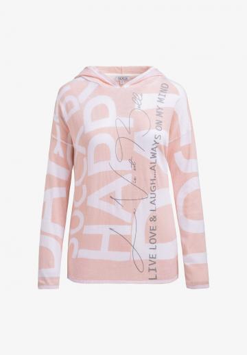 Пуловер с капюшоном