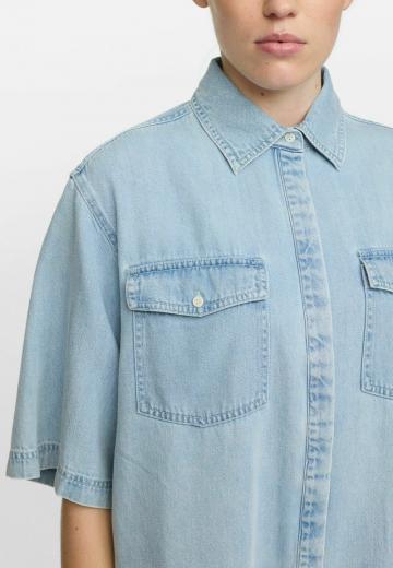 Джинсовая блузка