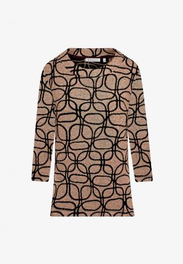 Пуловер с рукавом три четверти