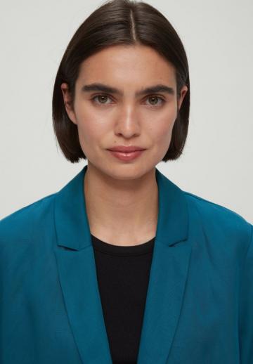 Длинный блейзер