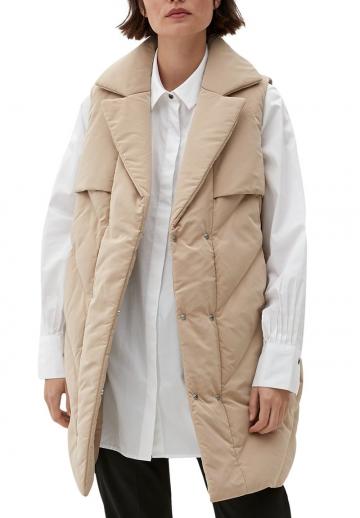 Длинный жилет