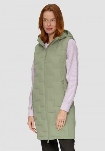 Длинный жилет