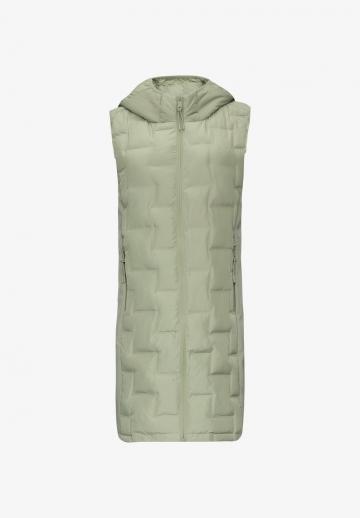 Длинный жилет