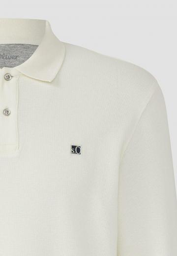 Поло с длинным рукавом