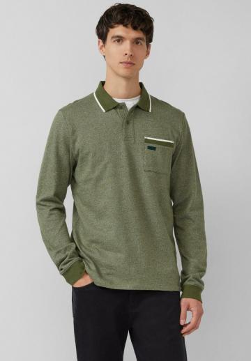 Поло с длинным рукавом