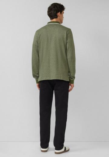 Поло с длинным рукавом