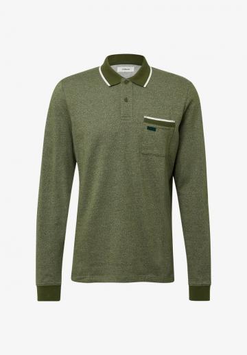 Поло с длинным рукавом