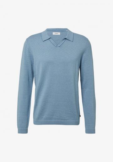 Поло с длинным рукавом