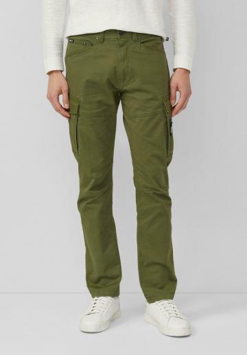 Брюки с накладными карманами