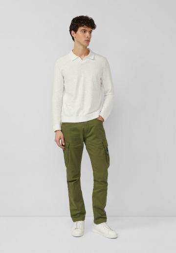 Брюки с накладными карманами