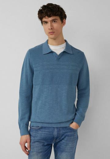 Поло с длинным рукавом
