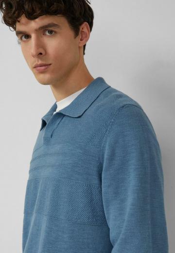 Поло с длинным рукавом