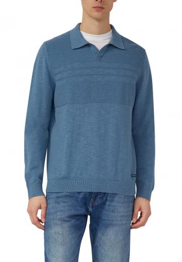 Поло с длинным рукавом