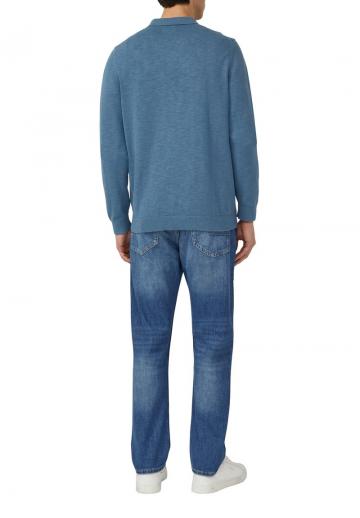 Поло с длинным рукавом