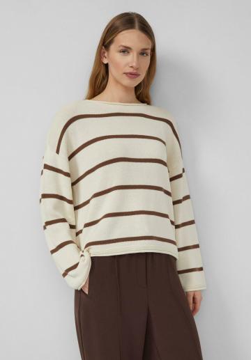 Пуловер в полоску