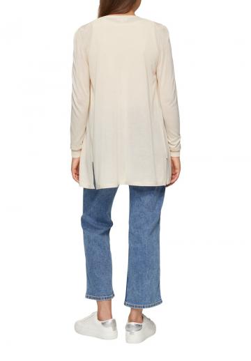 Длинный жилет