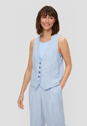 Джинсовая жилетка