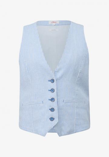 Джинсовая жилетка