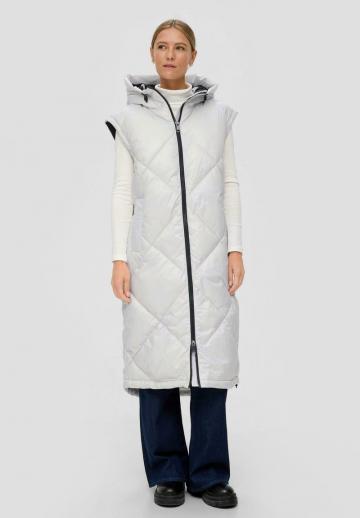 Длинный жилет