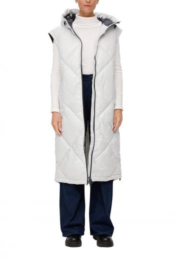 Длинный жилет