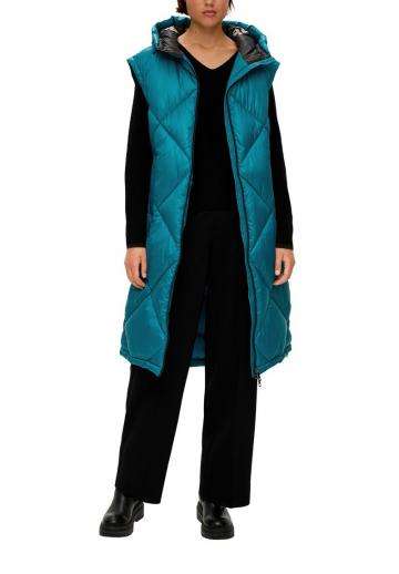 Длинный жилет