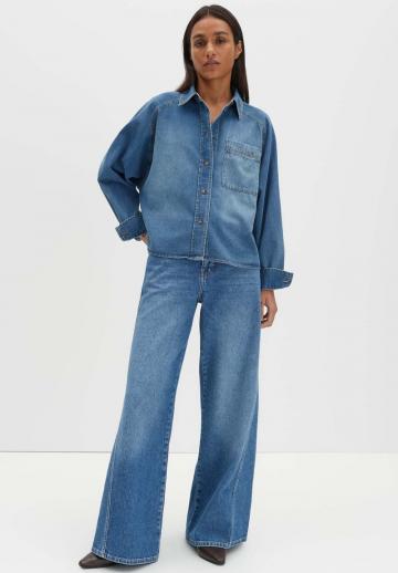 Джинсовая блузка