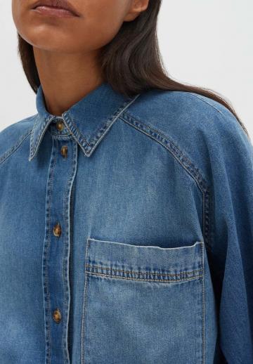 Джинсовая блузка