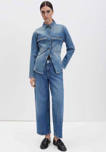 Прямые джинсы