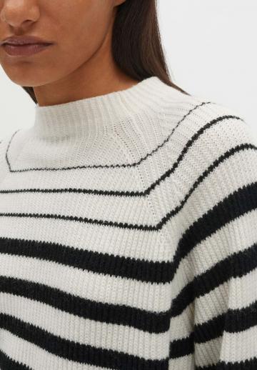 Пуловер с рукавом три четверти