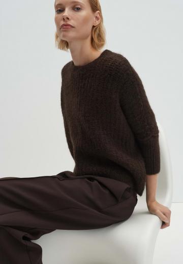 Пуловер с рукавом три четверти