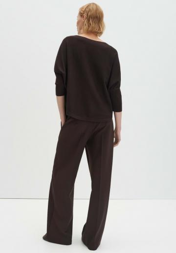 Пуловер с рукавом три четверти