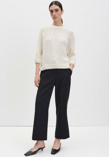 Пуловер с рукавом три четверти