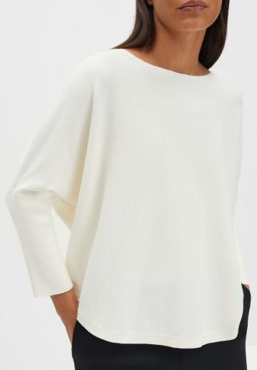 Пуловер с рукавом три четверти