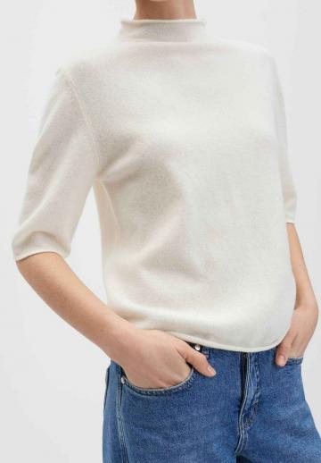 Пуловер с коротким рукавом