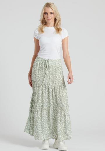 Юбка с воланами