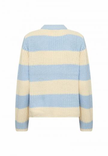 Пуловер в полоску